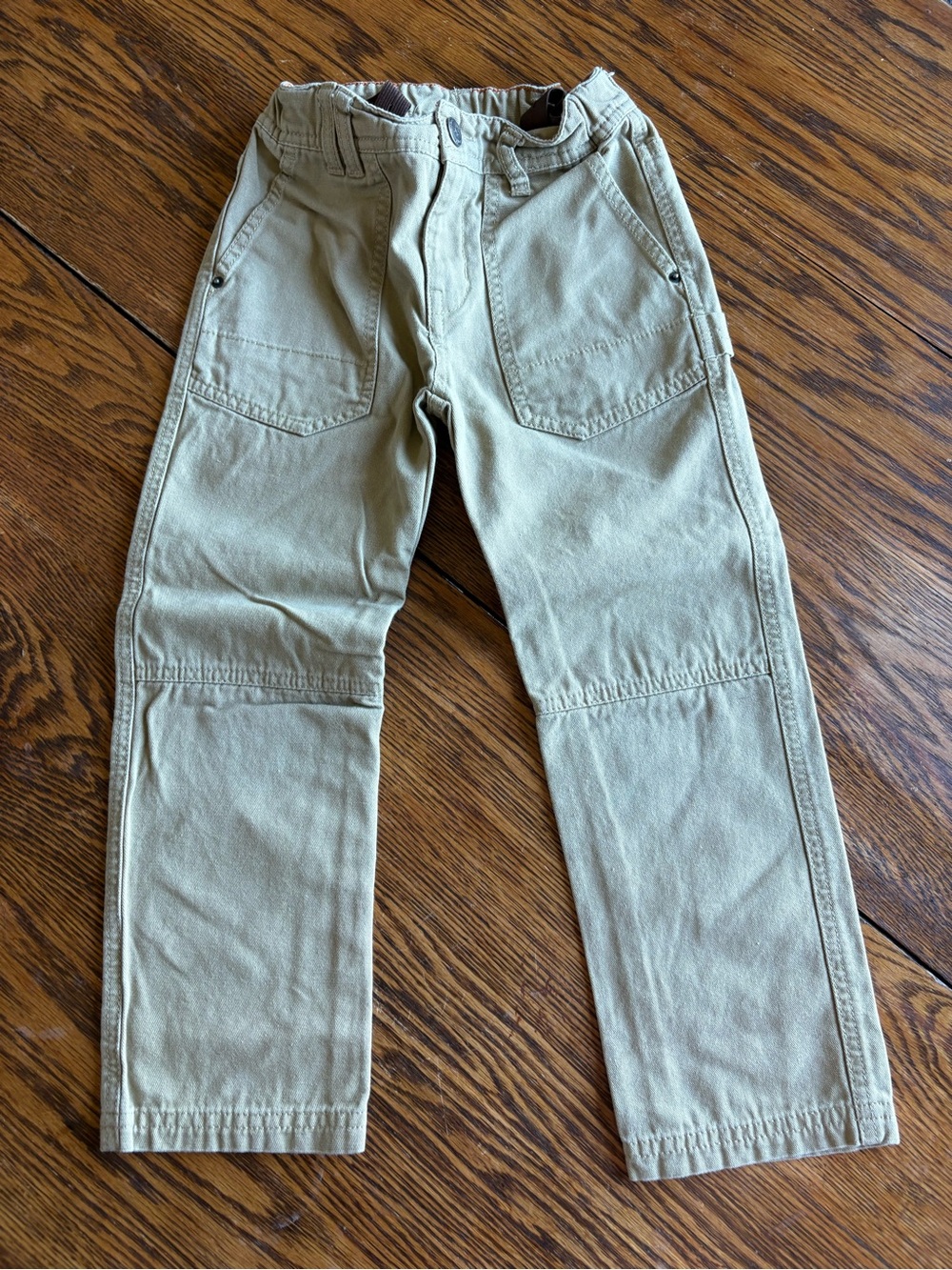 Tea Collection Kids' Light Tan Pull-On Pants